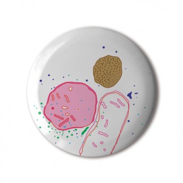 Gift Box: 4 button badges (Graphic Cells)
