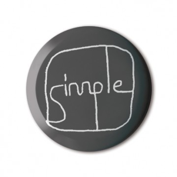 Gift Box: 4 button badges (Handlettering)