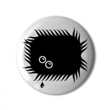 Gift Box: 4 button badges (Hairy Tear)