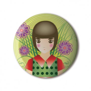 Gift Box: 3 button badges (Ornamental)