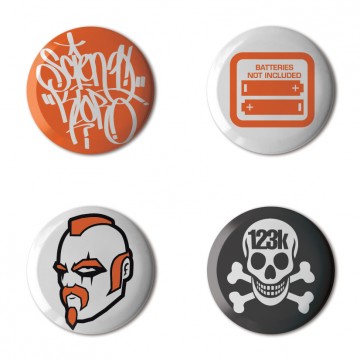 123klan book / badge set bundle