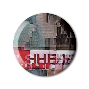 Glitch 7 (Red Type) print
