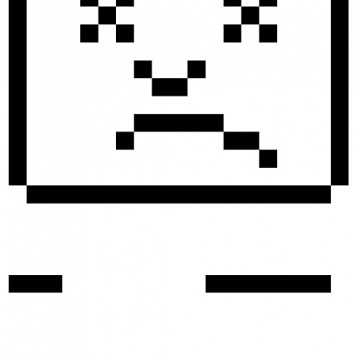 Sad Mac print