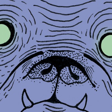 Bulldog print