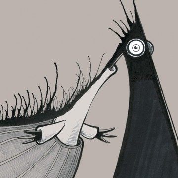 Beak Monster print