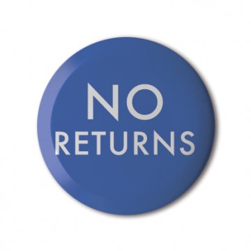 No Returns print