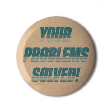 Gift Box: 4 button badges (Portable Retro Ads)