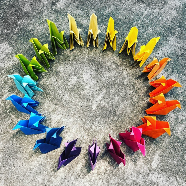 Stereohype Origami Squirrels