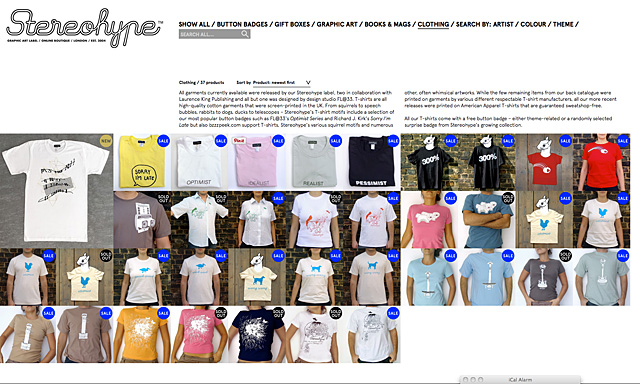 T-shirt range July 2015