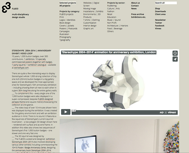 Stereohype 2004–2014 exhibition video loop posted