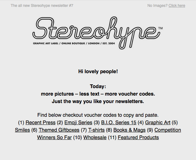 Stereohype Newsletter #7