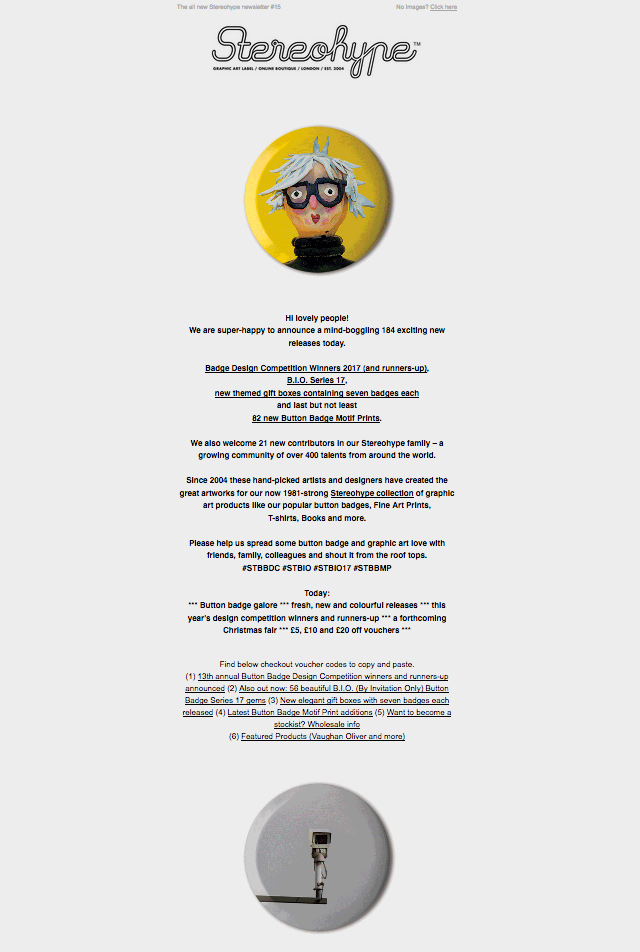Stereohype Newsletter #15