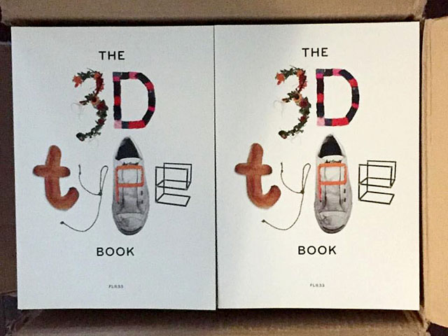 The 3D Type Book, mint US copies just in