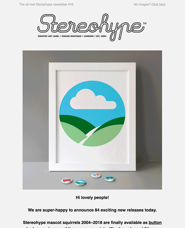 Stereohype Newsletter #16