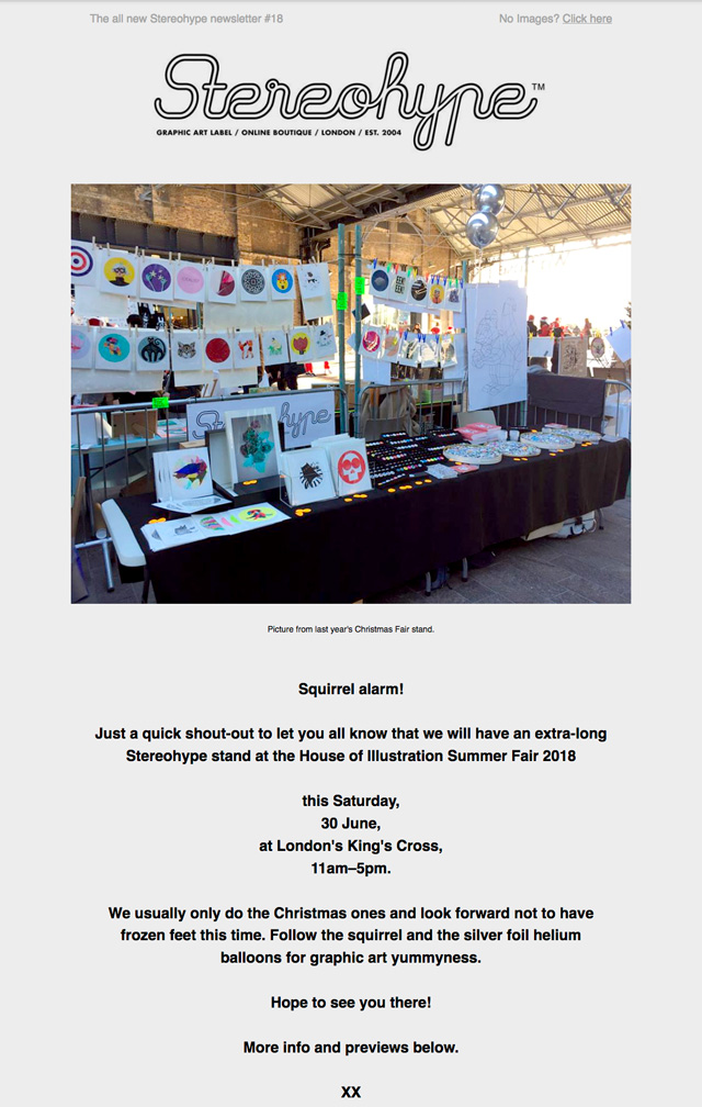 Stereohype Newsletter 18