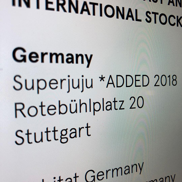 New Stereohype stockist: Superjuju
