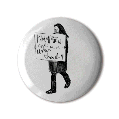 B.I.O. (By Invitation Only) Button Badge Series 19