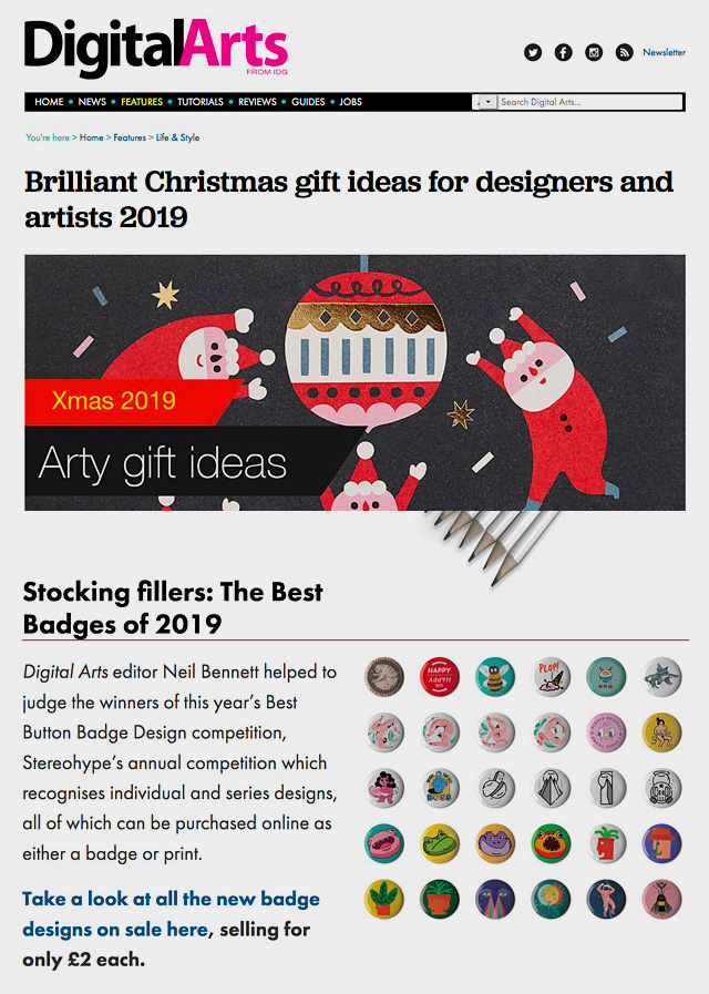 Digital Arts Christmas Gift Ideas 2019