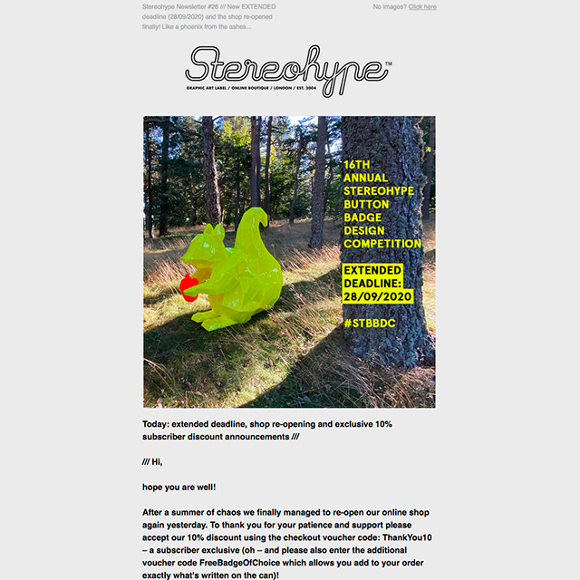 Stereohype Newsletter 26