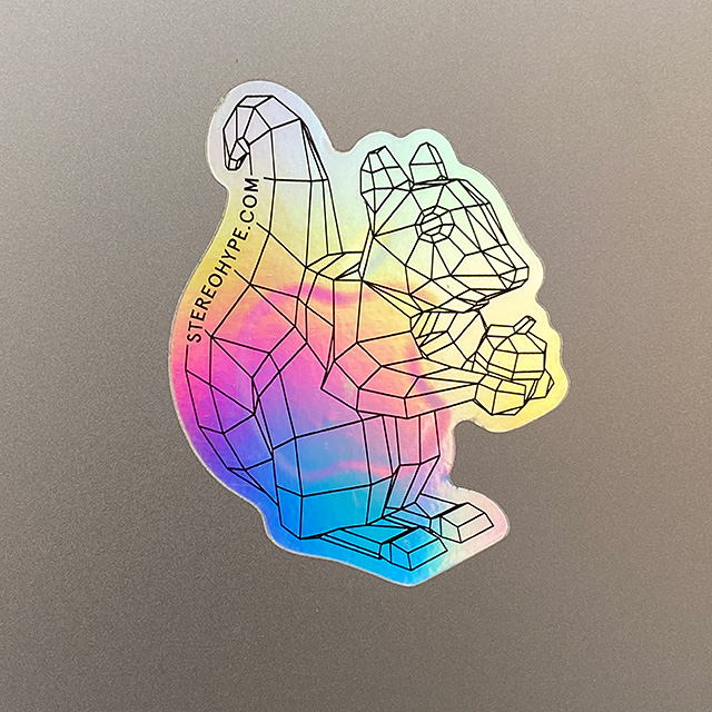 Squirrel on fruit
