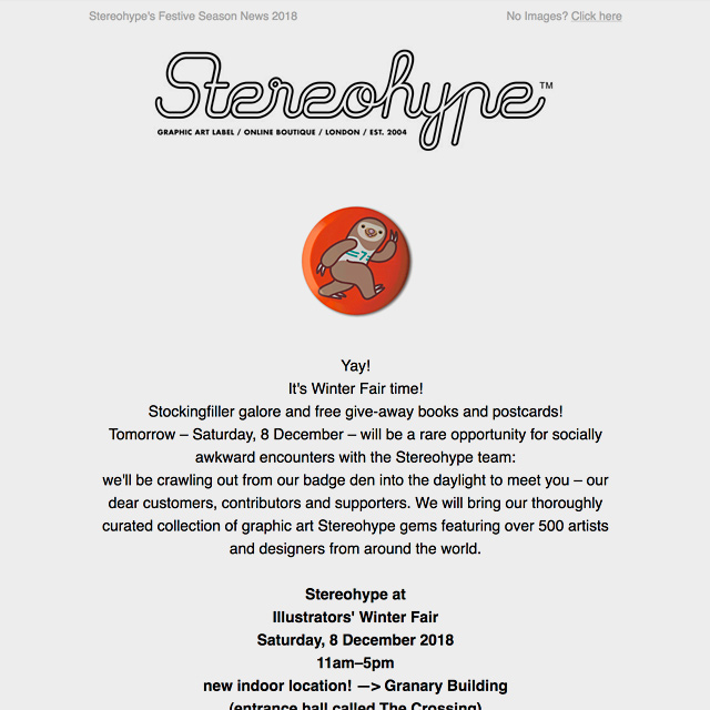 Stereohype Seasonal Newsflash 2018