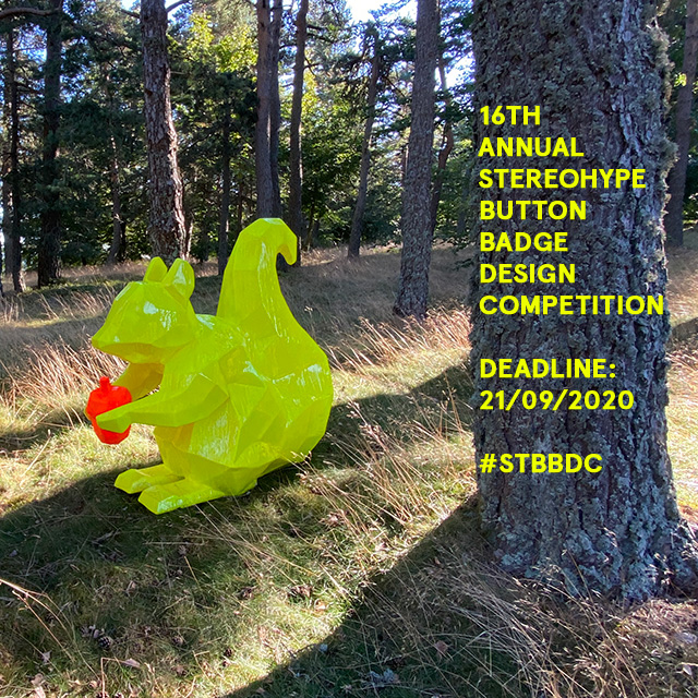 16th annual Stereohype Button Badge Design Competition #STBBDC